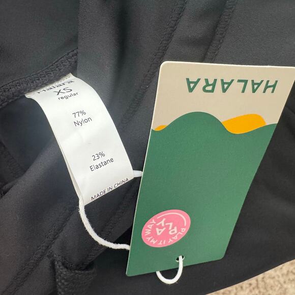 Halara High Waisted Drawstring Side Pocket Full Length Joggers in Black - Picture 8 of 8